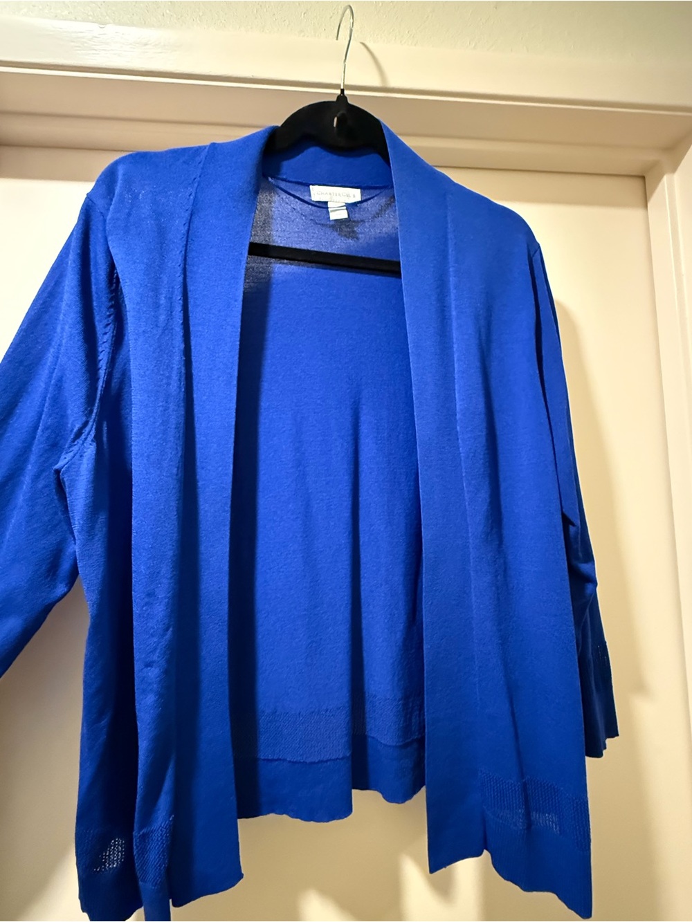 Charter Club Open-Front Cardigan in Royal Blue